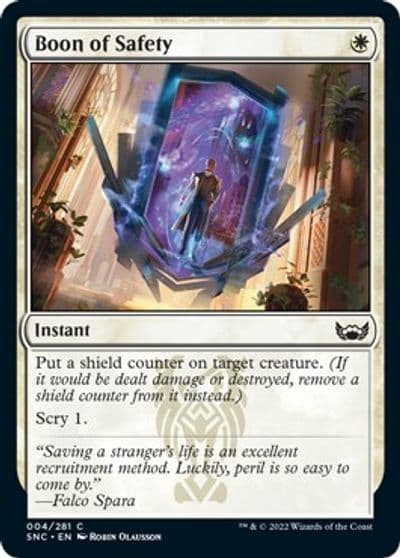 Boon of Safety Streets of New Capenna Magic card