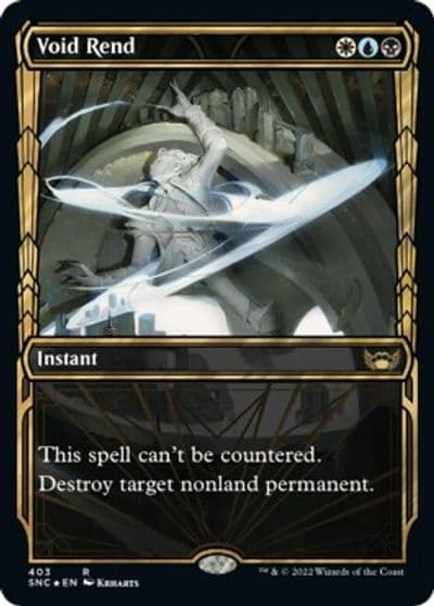 Void Rend Gilded Foil Streets of New Capenna Magic card