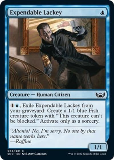 Expendable Lackey Streets of New Capenna Magic card