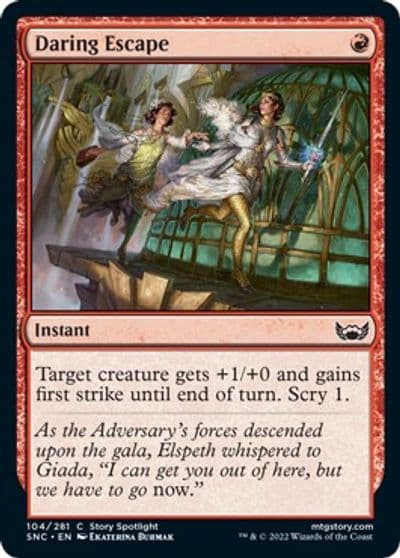 Daring Escape Streets of New Capenna Magic card