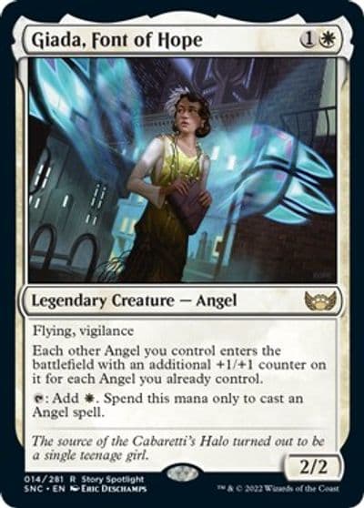 Giada Font of Hope Streets of New Capenna Magic card