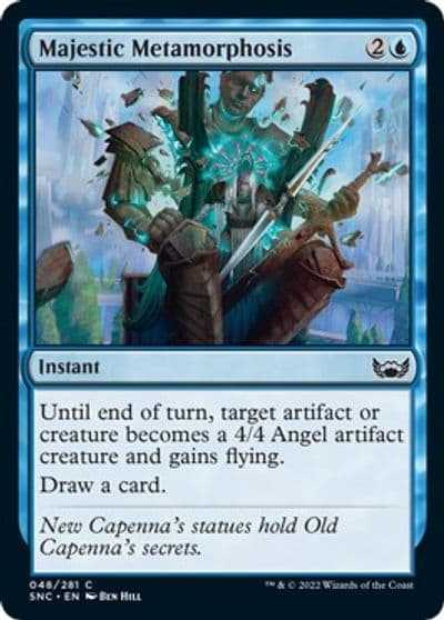 Majestic Metamorphosis Streets of New Capenna Magic card