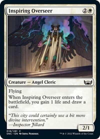 Inspiring Overseer Streets of New Capenna Magic card