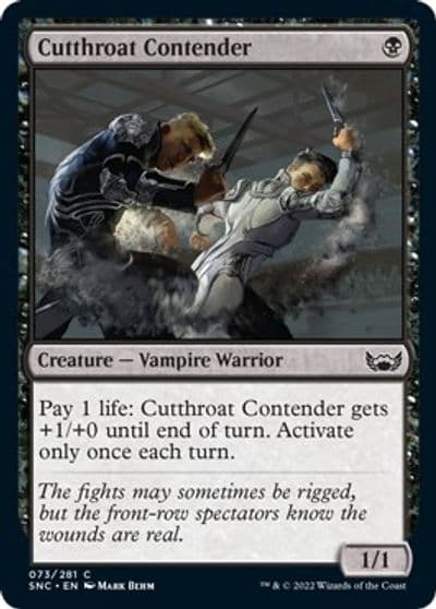 Cutthroat Contender Streets of New Capenna Magic card