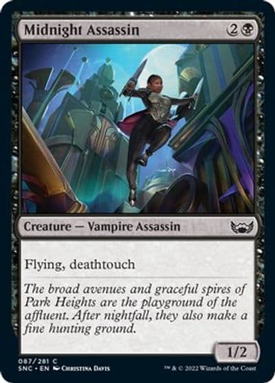 Midnight Assassin Streets of New Capenna Magic card
