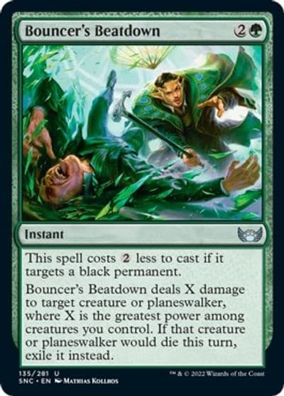 Bouncers Beatdown Streets of New Capenna Magic card
