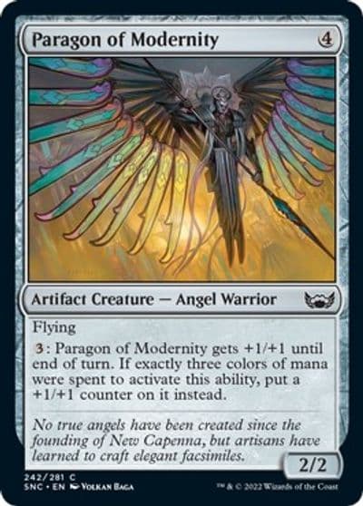 Paragon of Modernity Streets of New Capenna Magic card