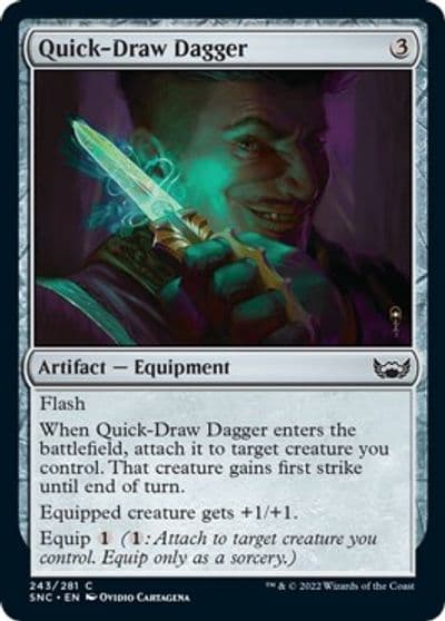 Quick Draw Dagger Streets of New Capenna Magic card