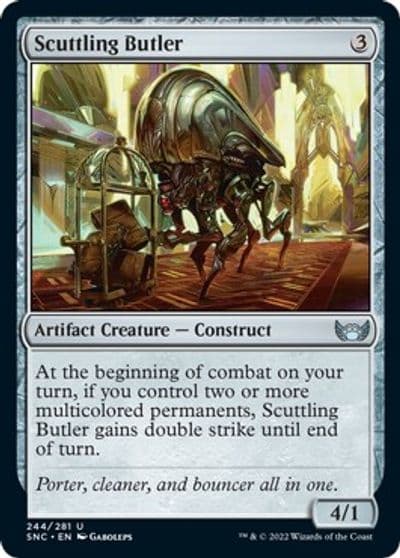 Scuttling Butler Streets of New Capenna Magic card