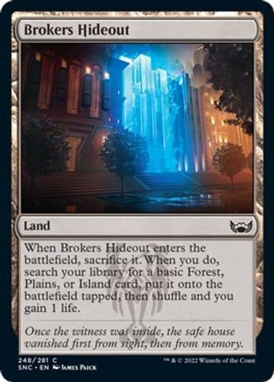 Brokers Hideout Streets of New Capenna Magic card