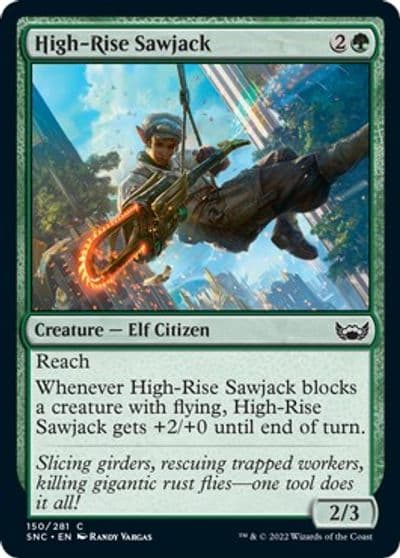 High Rise Sawjack Streets of New Capenna Magic card