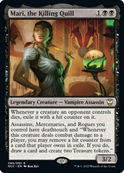 Mari the Killing Quill Commander: Streets of New Capenna Magic card