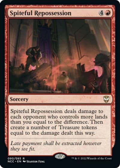 Spiteful Repossession Commander: Streets of New Capenna Magic card