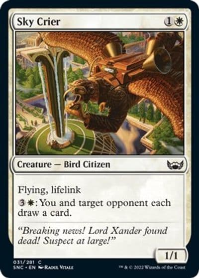Sky Crier Streets of New Capenna Magic card