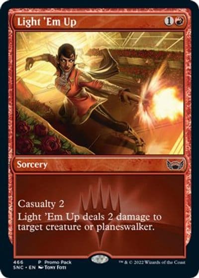 Light Em Up Promo Pack: Streets of New Capenna Magic card