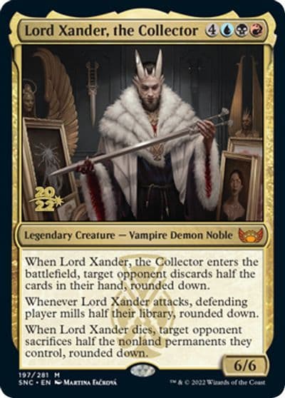 Lord Xander the Collector Prerelease Cards Magic card