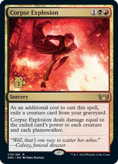Corpse Explosion Prerelease Cards Magic card