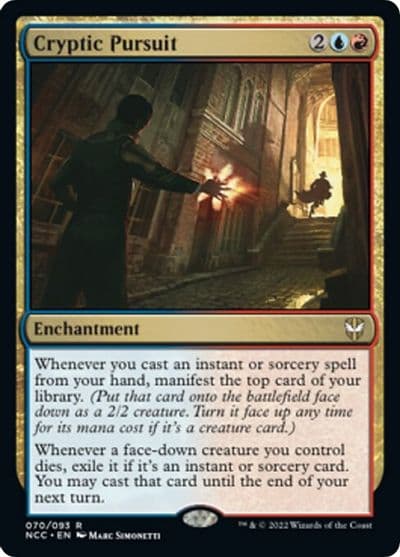 Cryptic Pursuit Commander: Streets of New Capenna Magic card