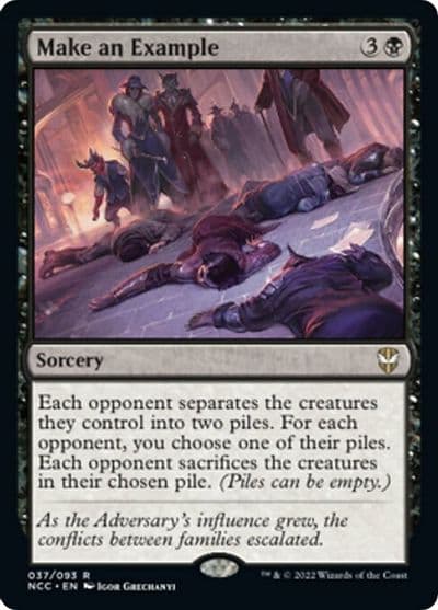 Make an Example Commander: Streets of New Capenna Magic card