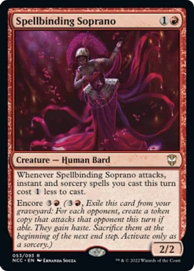 Spellbinding Soprano Commander: Streets of New Capenna Magic card