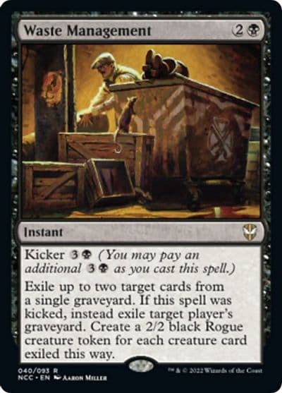 Waste Management Commander: Streets of New Capenna Magic card