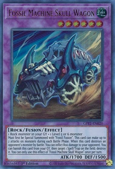 Fossil Machine Skull Wagon Ghosts From the Past: The 2nd Haunting Yu-Gi-Oh! card