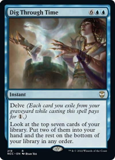 Dig Through Time Commander: Streets of New Capenna Magic card