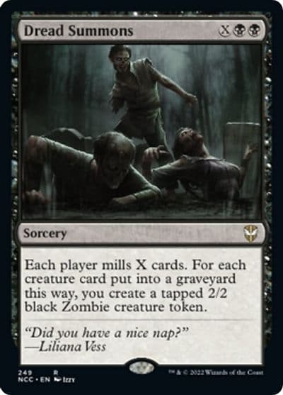 Dread Summons Commander: Streets of New Capenna Magic card