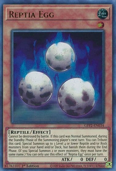 Reptia Egg Ghosts From the Past: The 2nd Haunting Yu-Gi-Oh! card