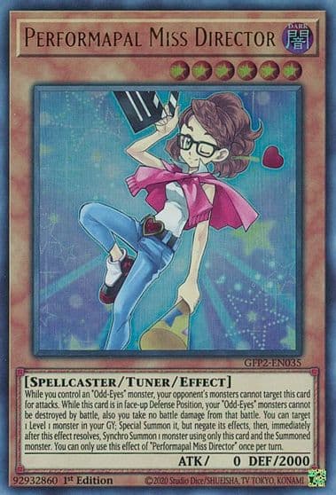 Performapal Miss Director Ghosts From the Past: The 2nd Haunting Yu-Gi-Oh! card