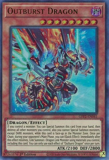 Outburst Dragon Ghosts From the Past: The 2nd Haunting Yu-Gi-Oh! card