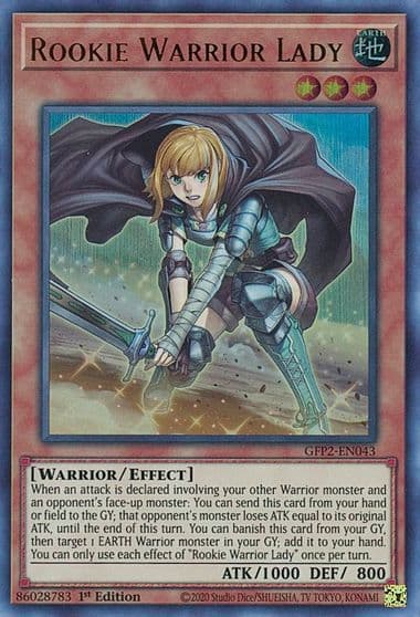 Rookie Warrior Lady Ghosts From the Past: The 2nd Haunting Yu-Gi-Oh! card
