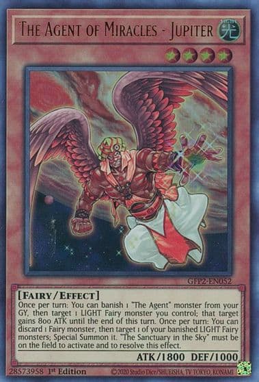The Agent of Miracles Jupiter Ghosts From the Past: The 2nd Haunting Yu-Gi-Oh! card