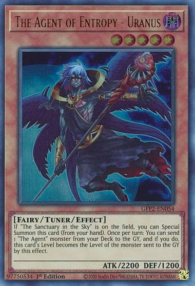 The Agent of Entropy Uranus Ghosts From the Past: The 2nd Haunting Yu-Gi-Oh! card