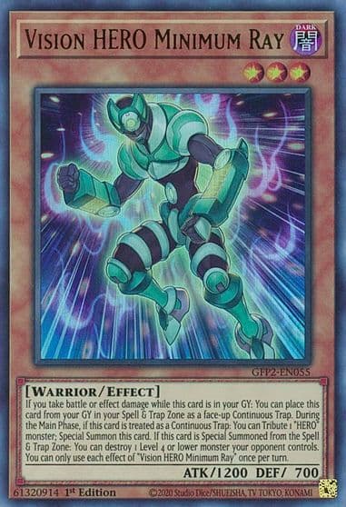 Vision HERO Minimum Ray Ghosts From the Past: The 2nd Haunting Yu-Gi-Oh! card