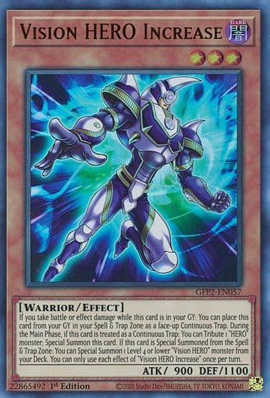 Vision HERO Increase Ghosts From the Past: The 2nd Haunting Yu-Gi-Oh! card