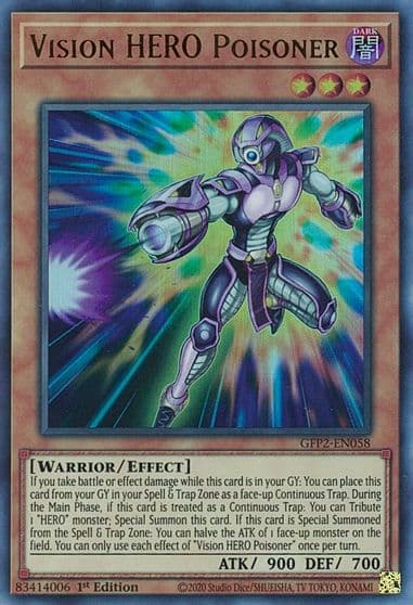 Vision HERO Poisoner Ghosts From the Past: The 2nd Haunting Yu-Gi-Oh! card