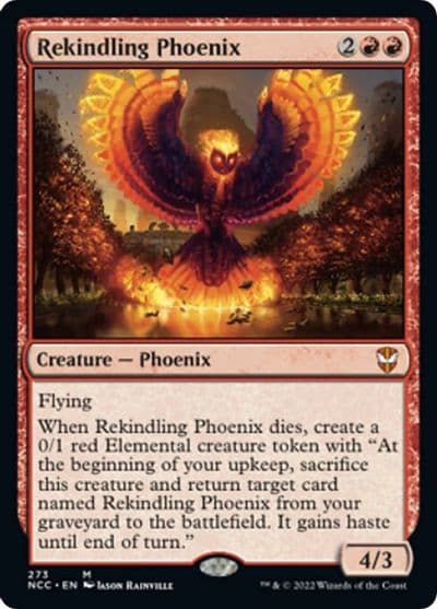 Rekindling Phoenix Commander: Streets of New Capenna Magic card