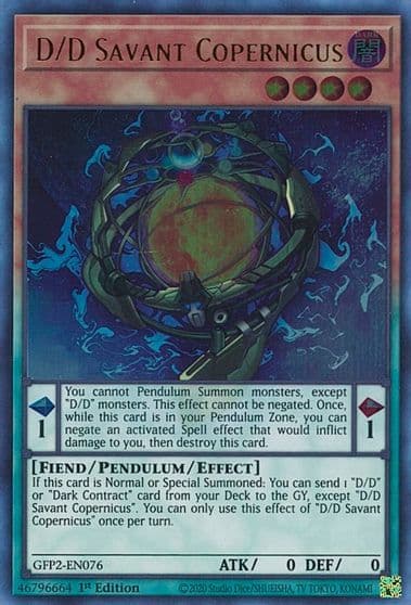 D D Savant Copernicus Ghosts From the Past: The 2nd Haunting Yu-Gi-Oh! card