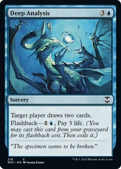 Deep Analysis Commander: Streets of New Capenna Magic card