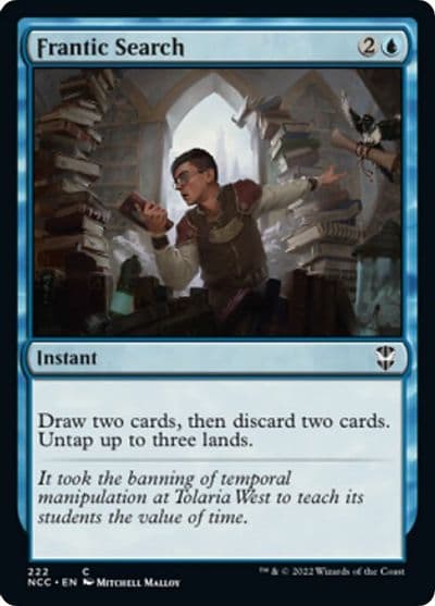 Frantic Search Commander: Streets of New Capenna Magic card
