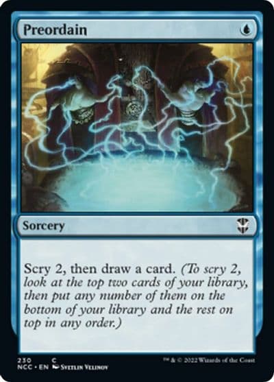 Preordain Commander: Streets of New Capenna Magic card