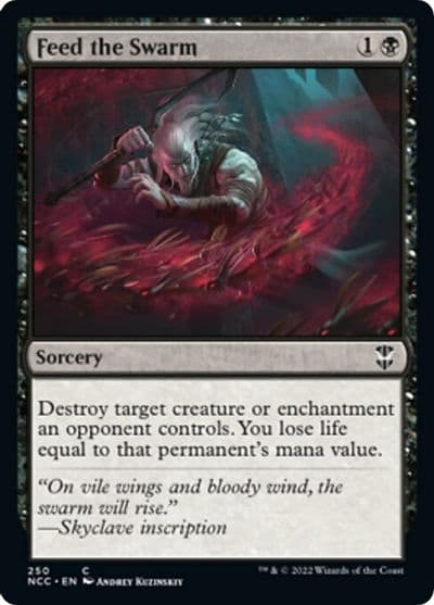 Feed the Swarm Commander: Streets of New Capenna Magic card