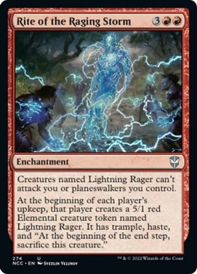 Rite of the Raging Storm Commander: Streets of New Capenna Magic card