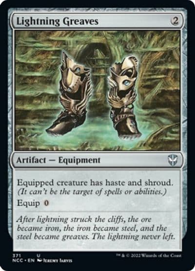 Lightning Greaves Commander: Streets of New Capenna Magic card