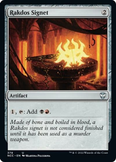 Rakdos Signet Commander: Streets of New Capenna Magic card