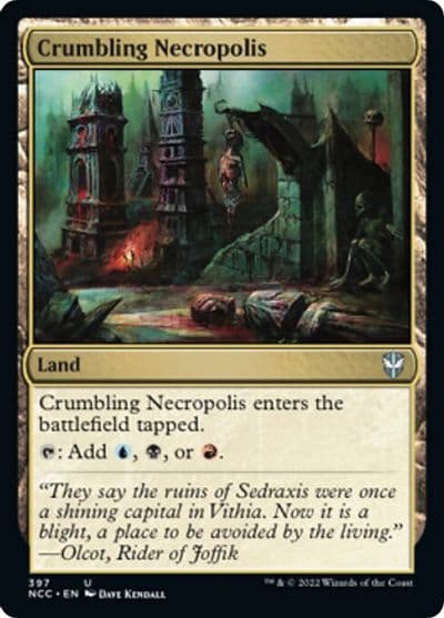 Crumbling Necropolis Commander: Streets of New Capenna Magic card
