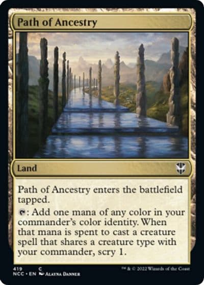 Path of Ancestry Commander: Streets of New Capenna Magic card