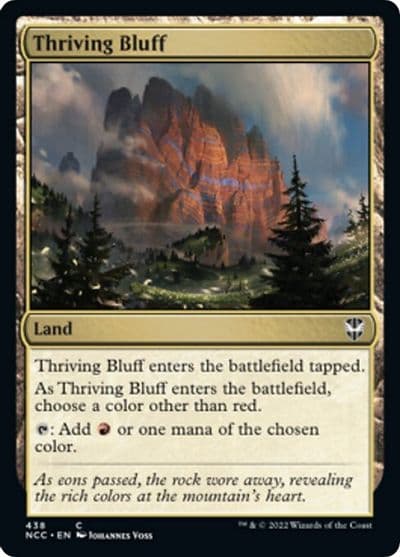 Thriving Bluff Commander: Streets of New Capenna Magic card
