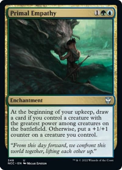 Primal Empathy Commander: Streets of New Capenna Magic card